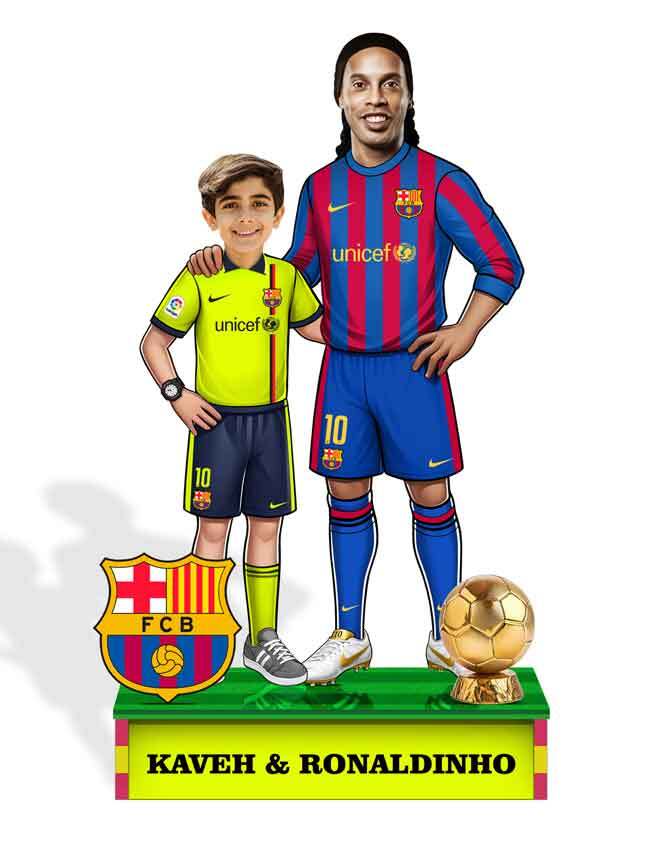 فیگور سفارشی رونالدینیو بارسلونا