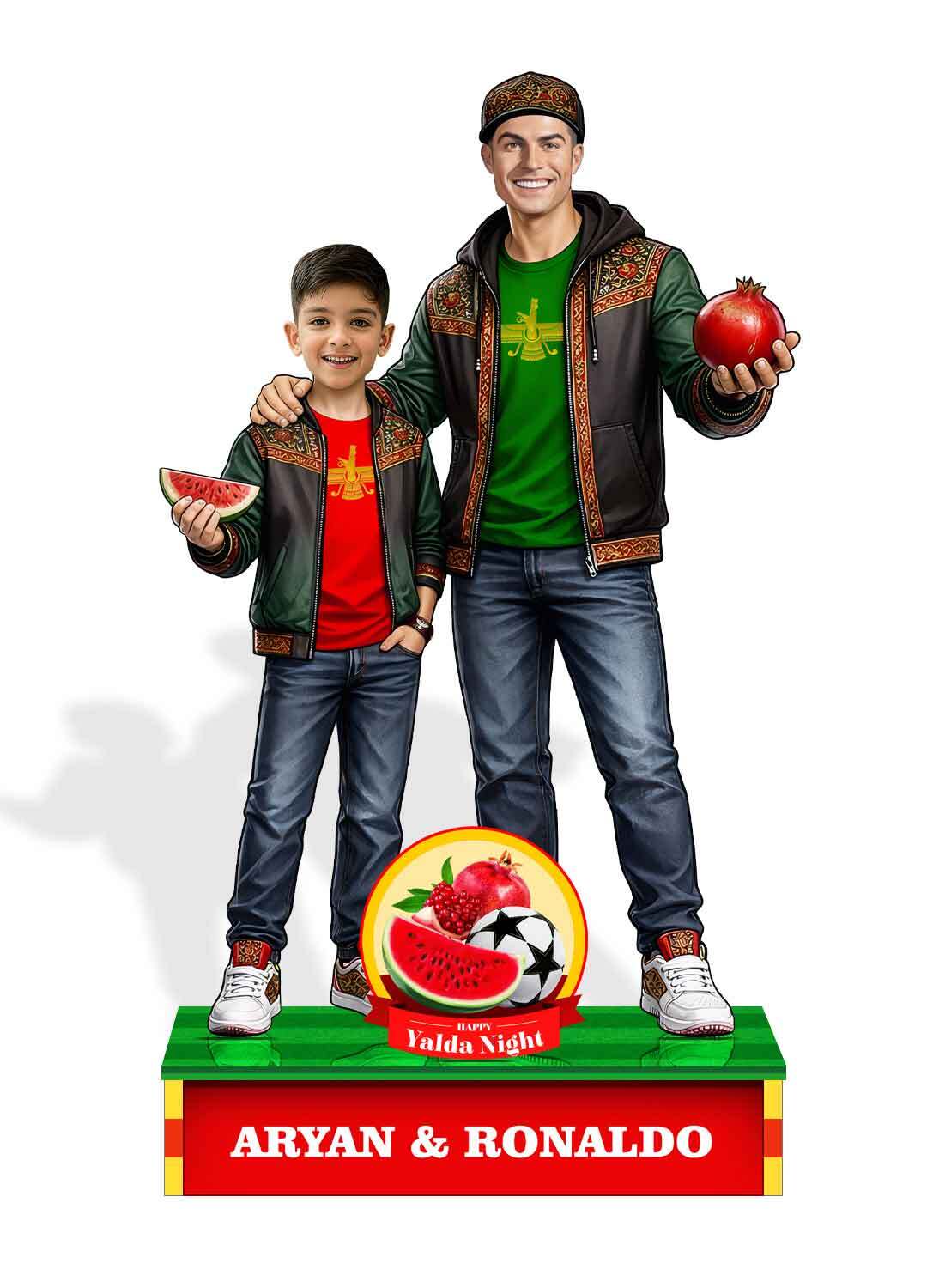  فیگور سفارشی رونالدو شب یلدا 