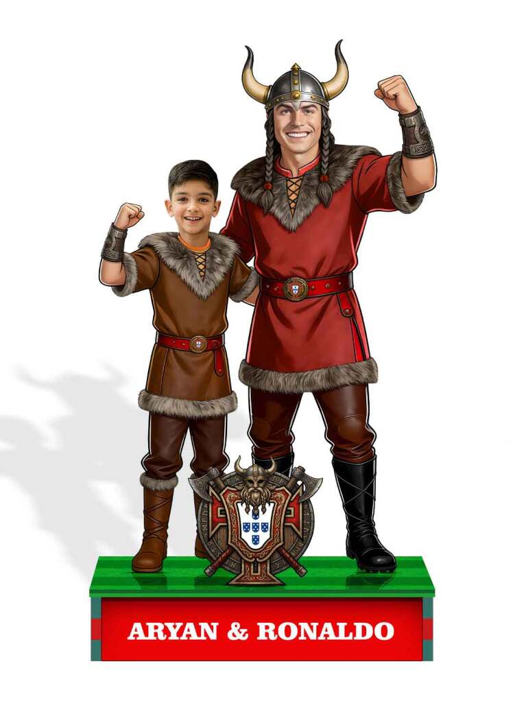 فیگور سفارشی وایکینگ رونالدو 