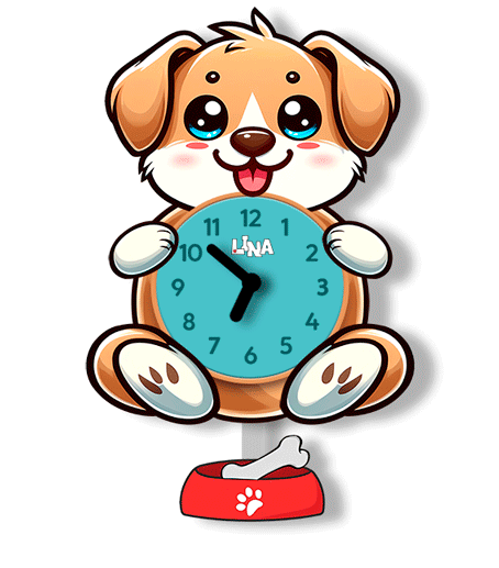  ساعت دیواری سگ شاد 